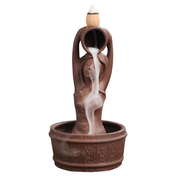 1620449356785.jpg Mermaid Backflow Incense Burner with Purple Sand – Aromatherapy Smoke Fountain