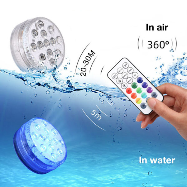 1621326965862.jpg 13 LED Submersible Pool Light – IP68 Waterproof Underwater Lamp with Remote