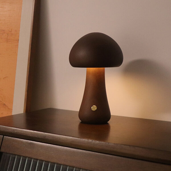 239c47b0-9262-4e34-86e3-4ffa8d628767.jpg Cute Mushroom LED Night Light – Wooden Touch Bedside Lamp for Kids