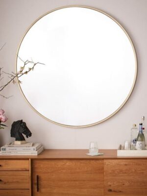 Bathroom wall bathroom mirror wall hanging decorative mirror