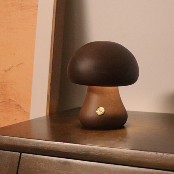 4bd52559-b239-4b18-b8ae-b060804c970a.jpg Cute Mushroom LED Night Light – Wooden Touch Bedside Lamp for Kids