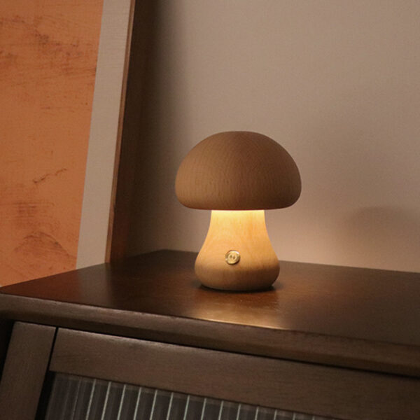 9b1d91d5-37c4-4b61-ab03-b93e510b9cb0.jpg Cute Mushroom LED Night Light – Wooden Touch Bedside Lamp for Kids