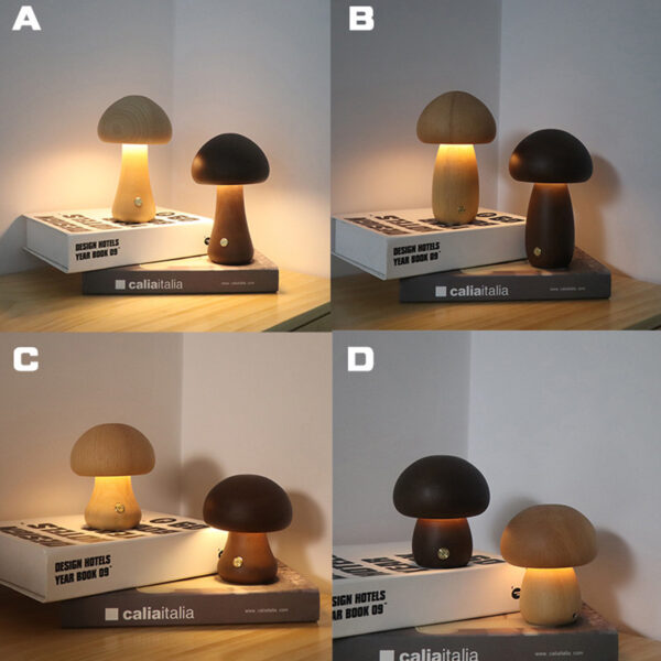 e851d265-9af7-4006-9d99-84bc083ba438.jpg Cute Mushroom LED Night Light – Wooden Touch Bedside Lamp for Kids