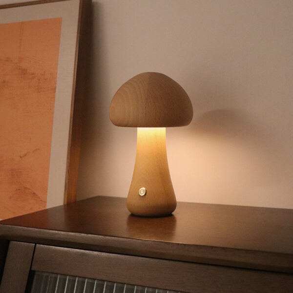 f0eeb465-1848-4826-989b-5744c54c51ca.jpg Cute Mushroom LED Night Light – Wooden Touch Bedside Lamp for Kids